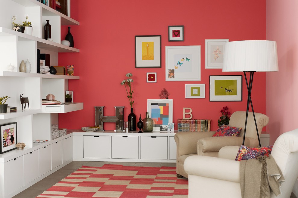 انتخاب رنگ مناسب برای اتاق نشیمن خانه