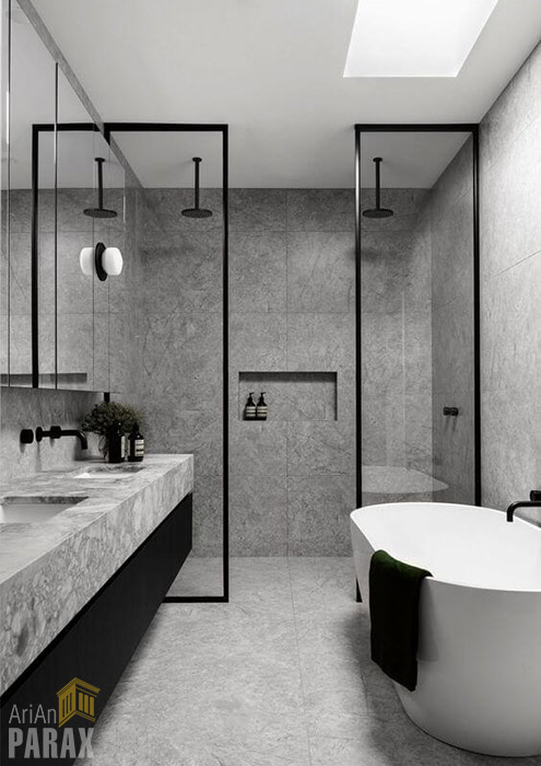 طراحی حمام لوکس