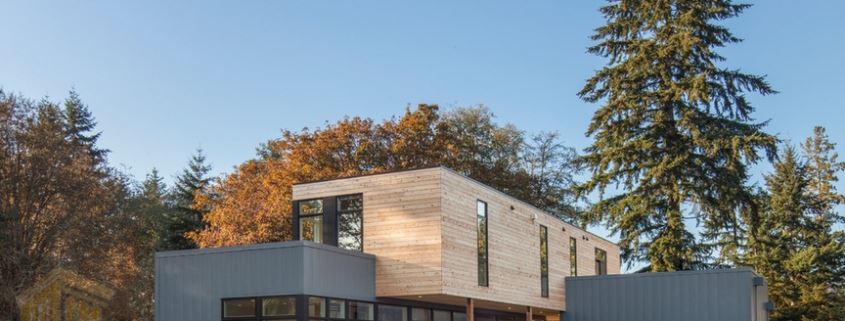 خانه های کم عرض مدرن