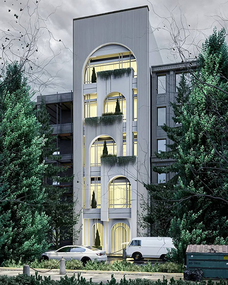 ساخت خانه کم عرض