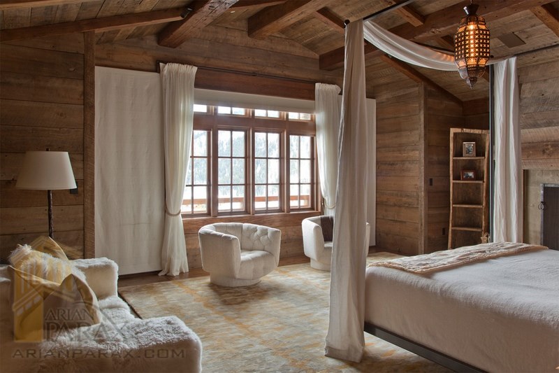 دکوراسیون اتاق خواب چوبی