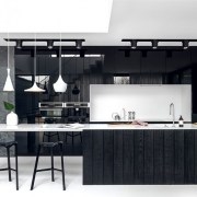 single-family-home-maka-studio-19 طراحی داخلی منزل با رنگ سفید مشکی