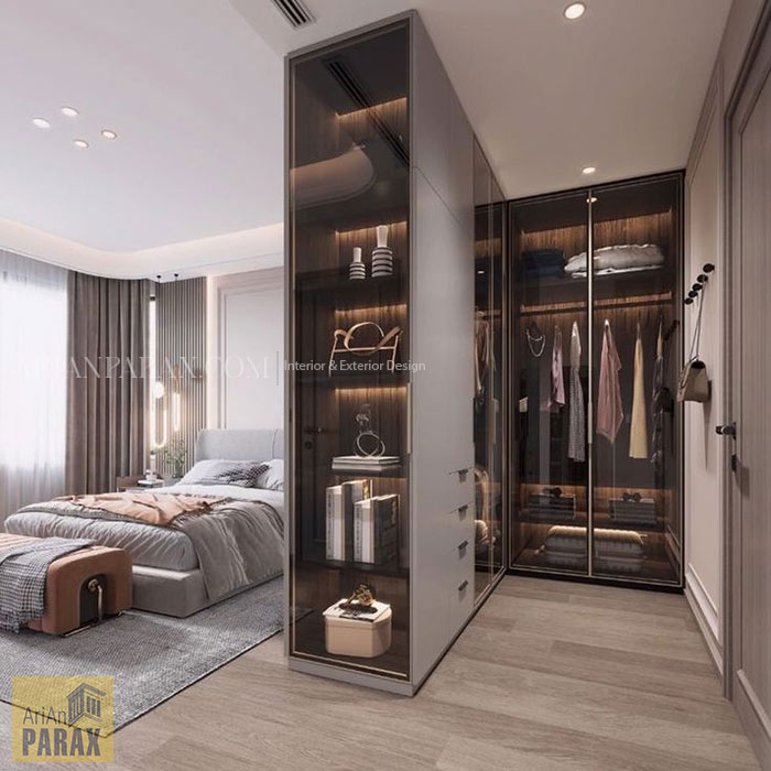 طراحی کلوزت روم کوچک