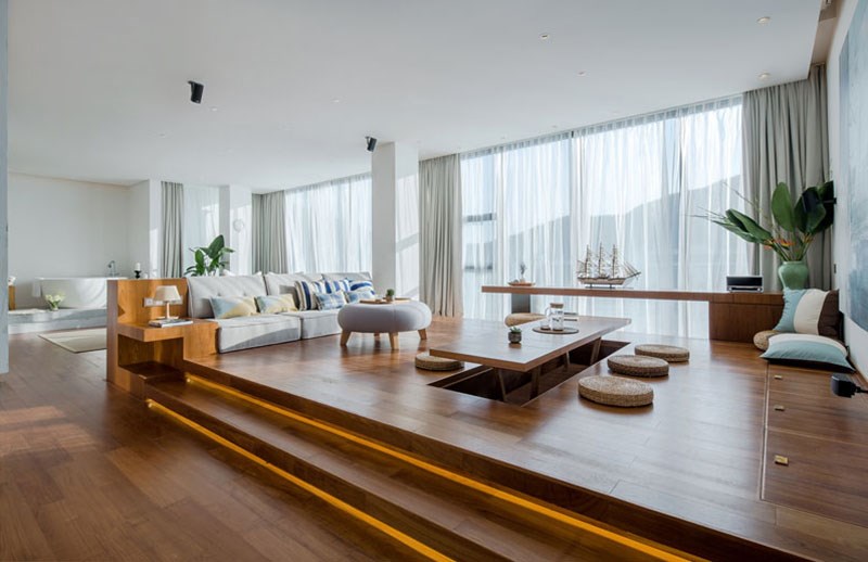 ایجاد پله در قسمت نشیمن