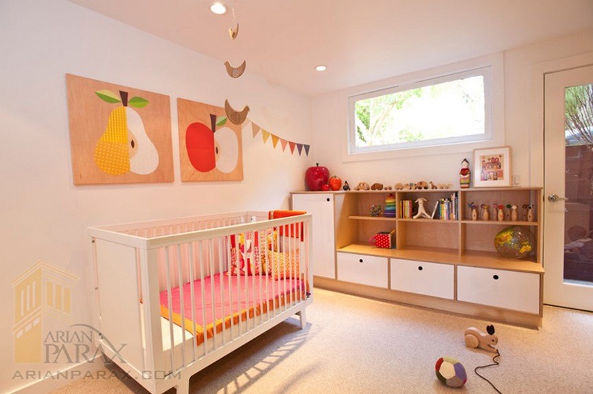معماری داخلی اتاق نوزاد