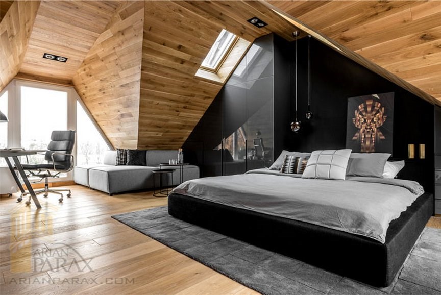 معماری اتاق خواب به سبک مدرن