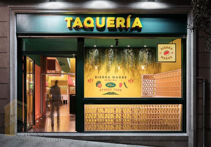 طراحی رستوران به سبک مکزیکی