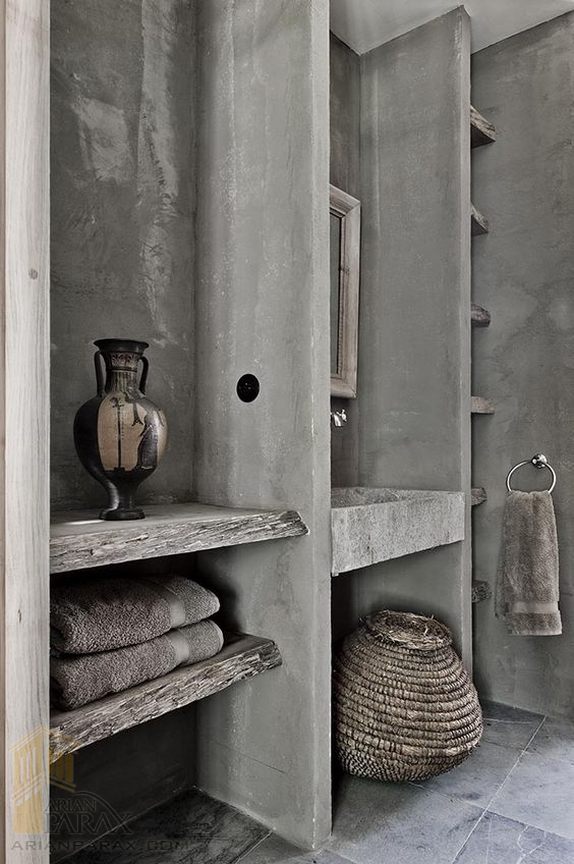 طراحی معماری داخلی با رنگ طوسی