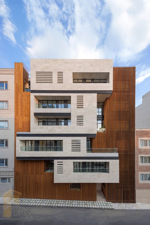 نمونه طراحی مجتمع مسکونی در تهران