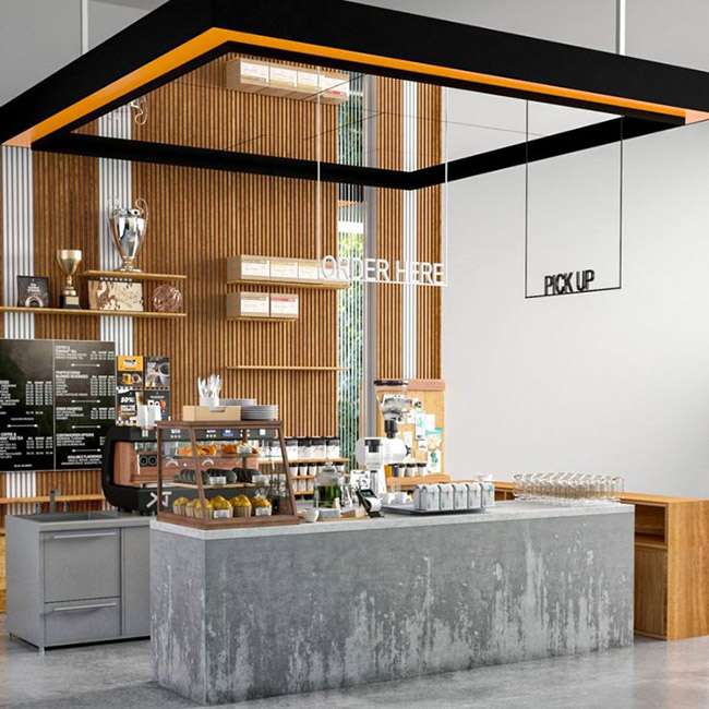 طراحی فروشگاه قهوه و چای