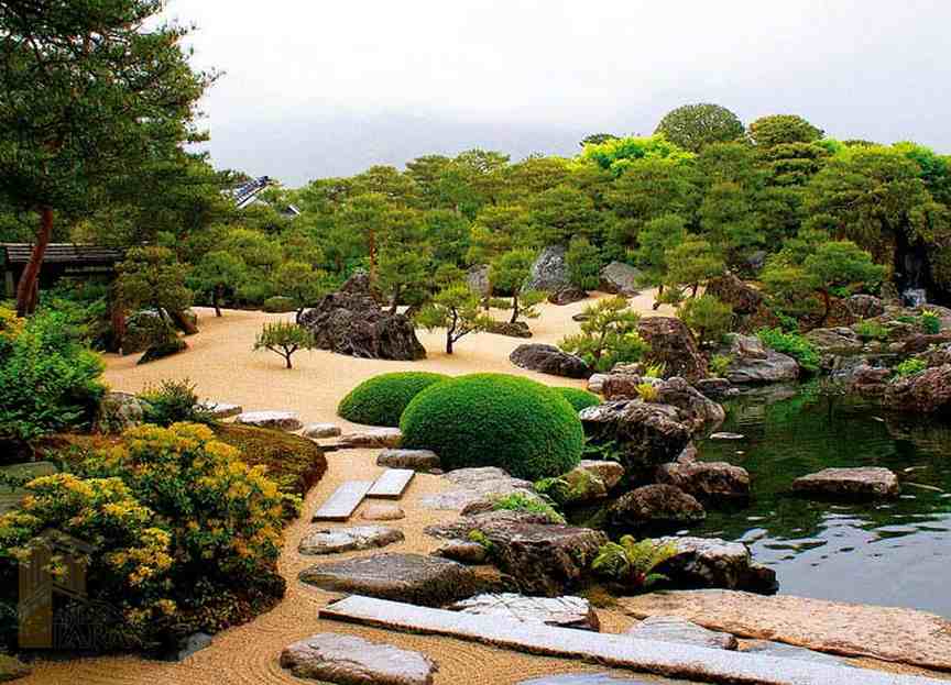 طراحی محوطه به سبک باغ ژاپنی