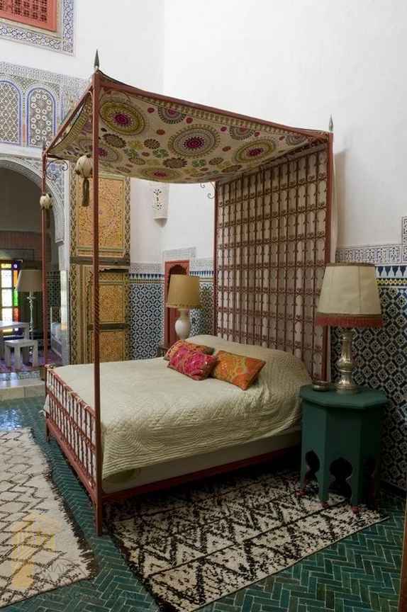 طراحی اتاق خواب مراکشی