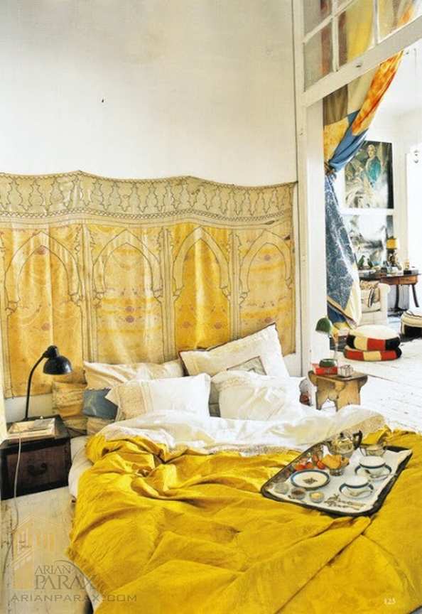 دکور اتاق خواب به سبک مراکشی