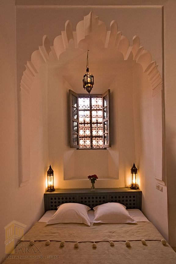 دکور اتاق خواب به سبک مراکشی 