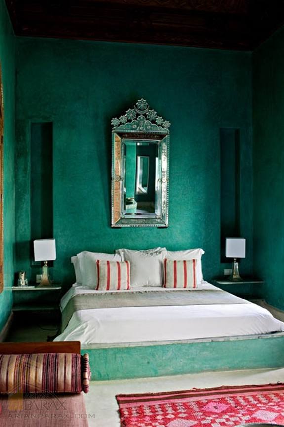 دیزاین اتاق خواب به سبک مراکشی 