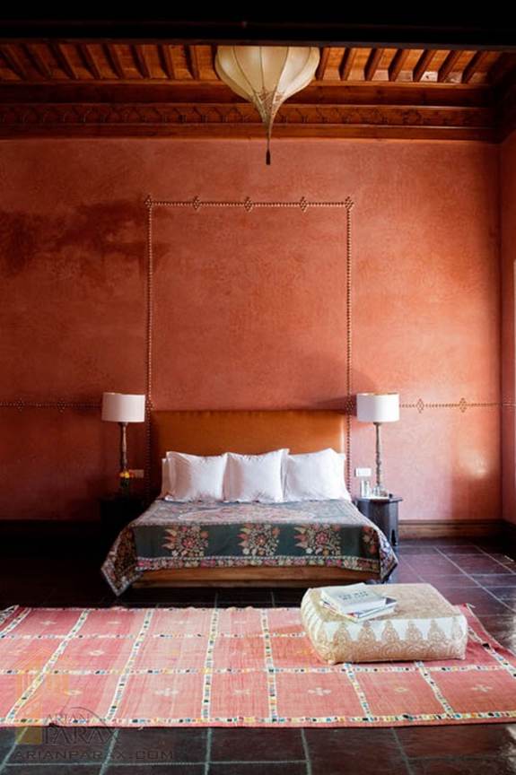 دیزاین اتاق خواب به سبک مراکشی 