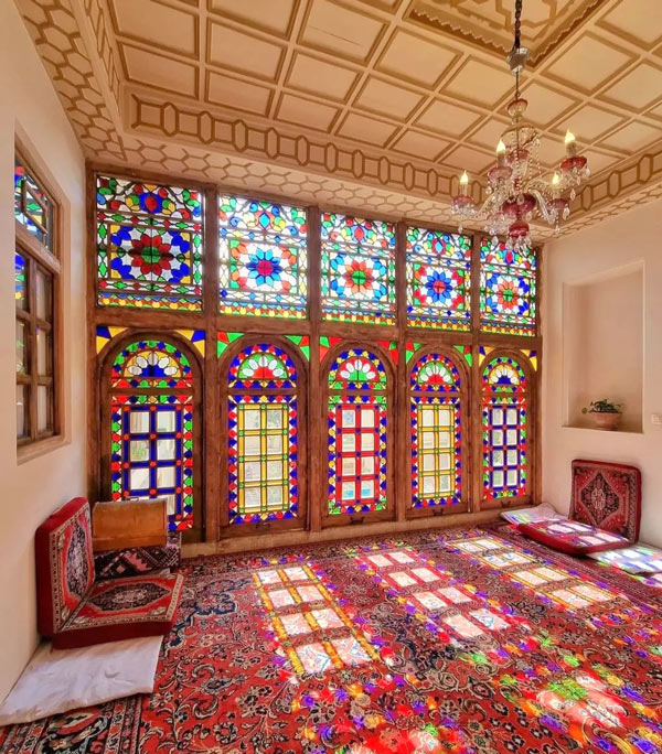 طراحی سالن نشیمن سبک سنتی