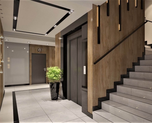 تقسیم فضاها در طراحی آپارتمان