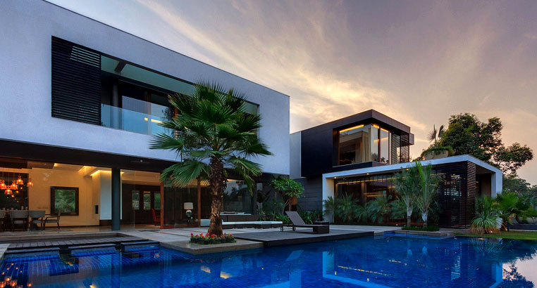 طراحی محوطه ویلا