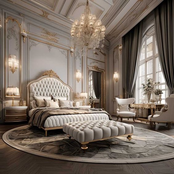 دیزاین اتاق خواب سلطنتی
