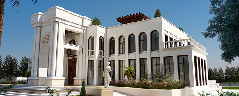 ویلای کلاسیک مدرن