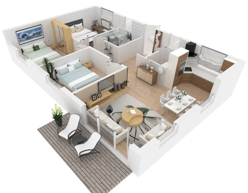 بهترین نقشه خانه ۱۲۰ متری