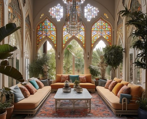 طراحی خانه به سبک سنتی ایرانی