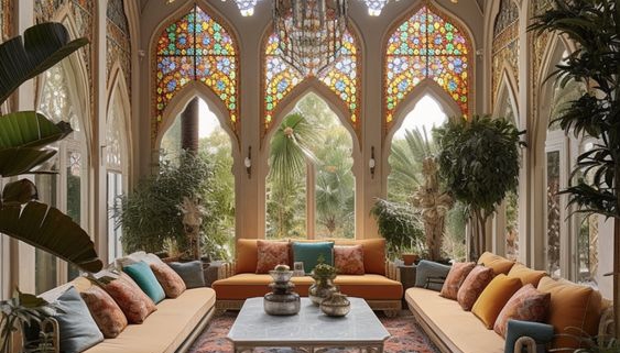 طراحی خانه به سبک سنتی ایرانی