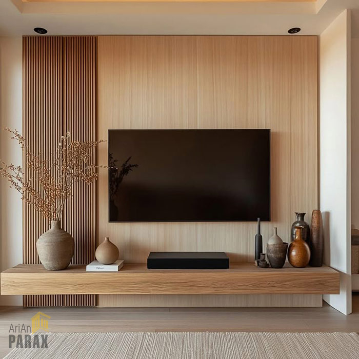 طراحی تی وی وال (TV Wall) + جدیدترین عکس تی وی وال مدرن