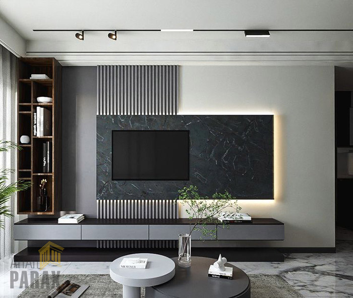 طراحی تی وی وال (TV Wall) + جدیدترین عکس تی وی وال مدرن