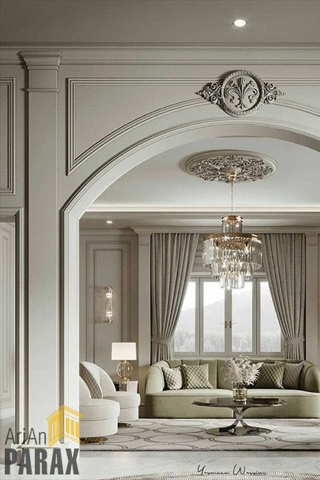 طراحی داخلی ساختمان کلاسیک