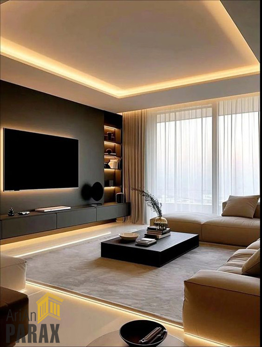 طراحی داخلی ساختمان مدرن