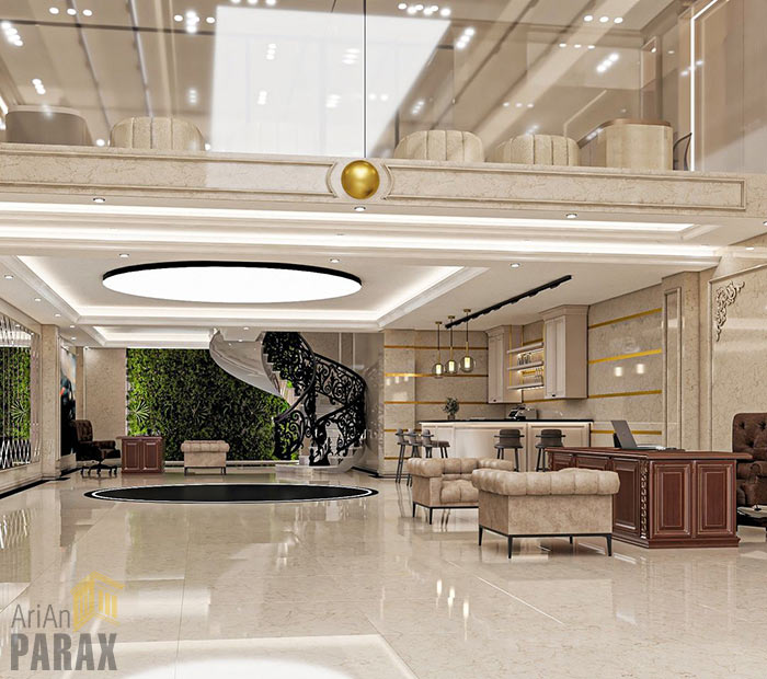 طراحی دفتر نمایشگاه ماشین