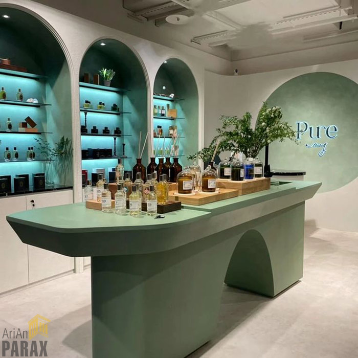 استند مرکزی برای فروشگاه عطر