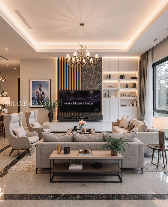اجرای دکوراسیون داخلی لاکچری