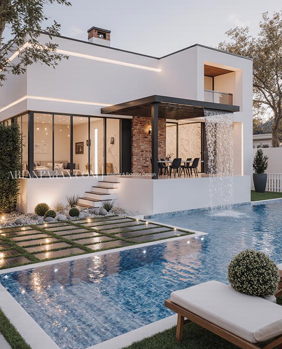 طراحی ویلا و محوطه سازی