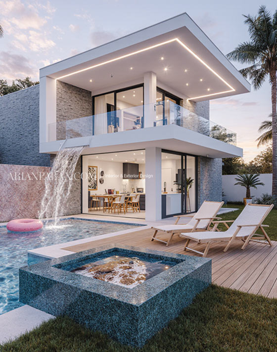 نمونه طراحی ویلا